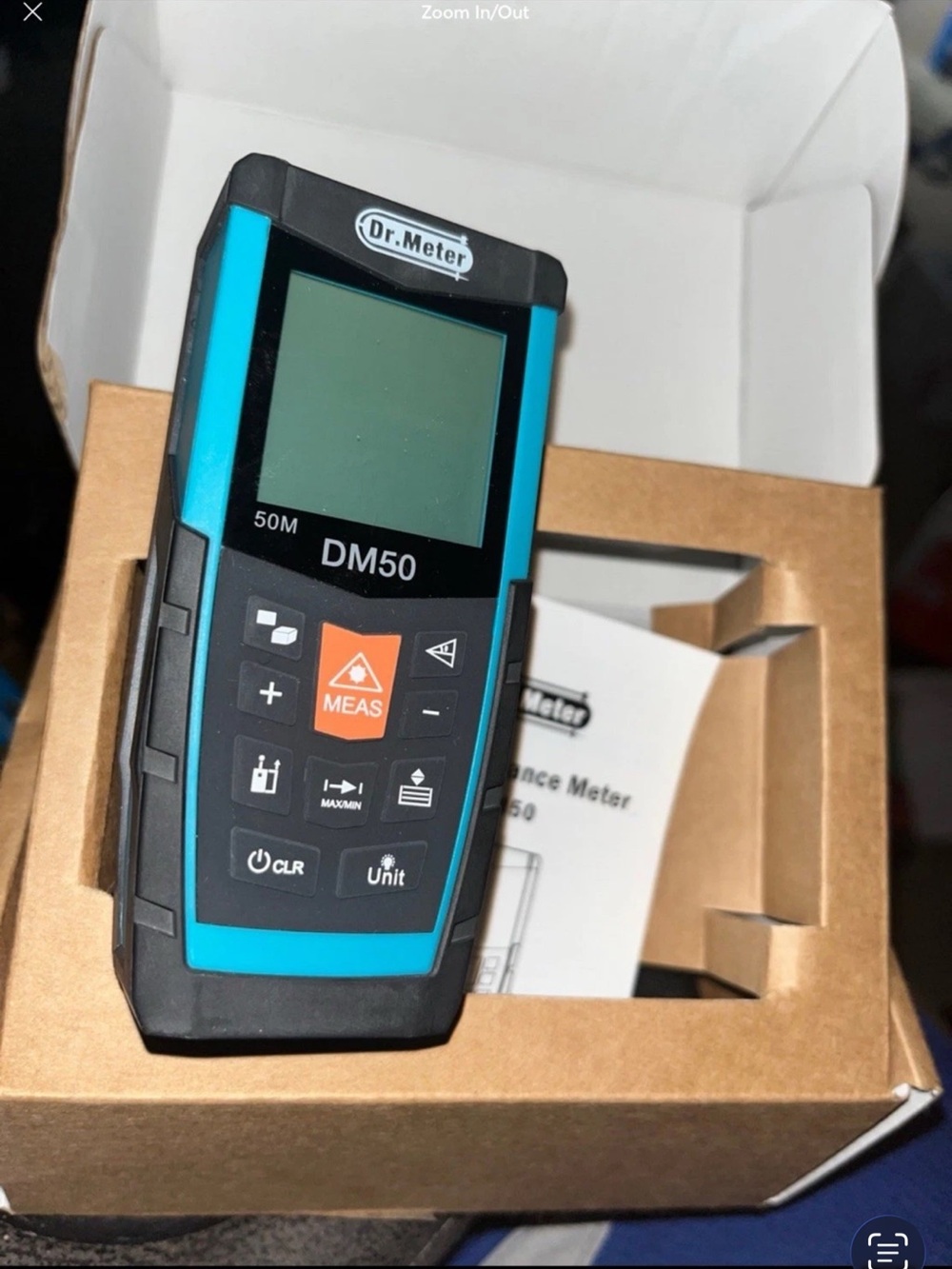 Dr.meter DM50 Handy Laser Distance Measure 50m/164ft Measuring Range